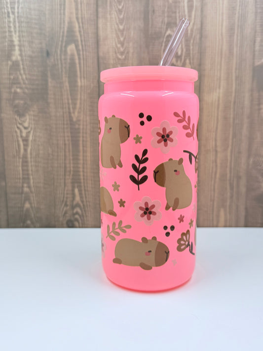 Capybara - 16oz Glass