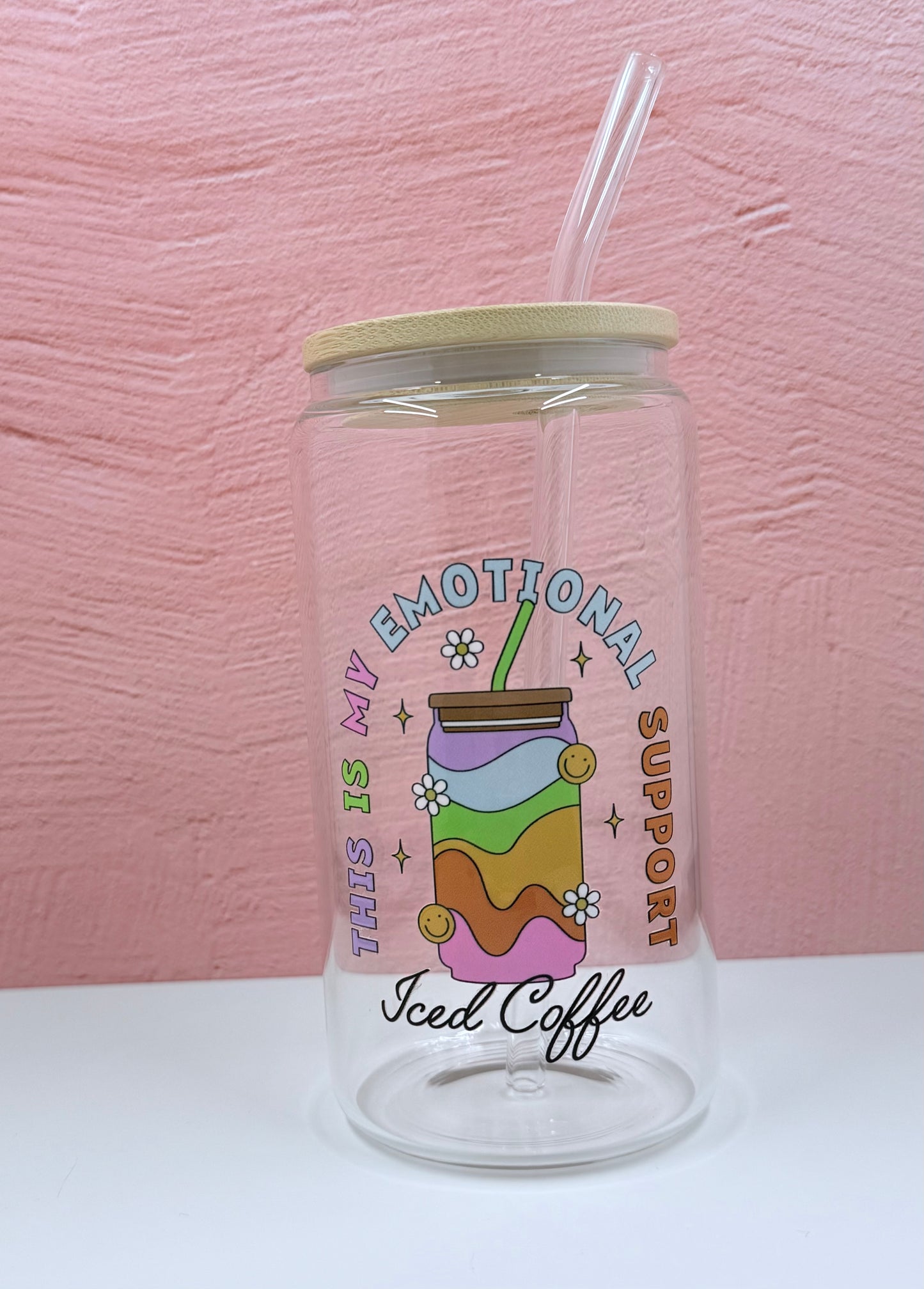 Emotional Support - 16oz Glass