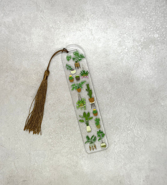 Houseplants - Acrylic Bookmark