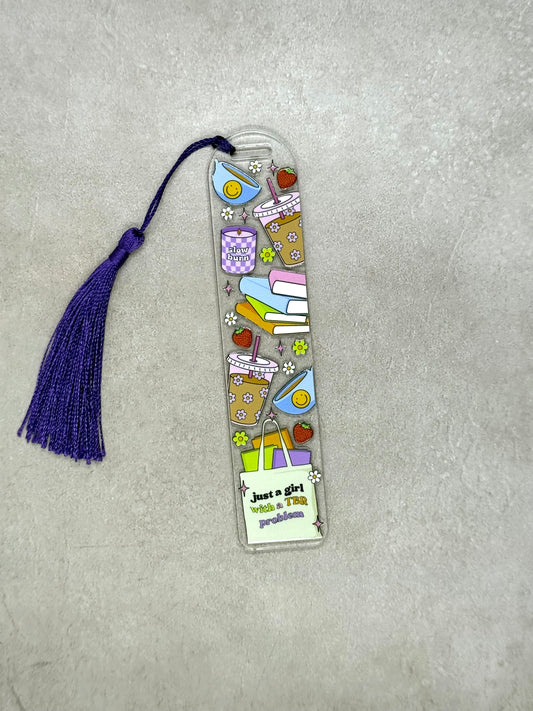 TBR Problem - Acrylic Bookmark